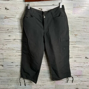 the north face  cropped gray pants size 8 capri